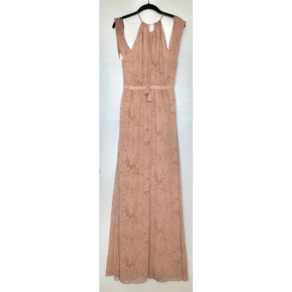 TJD Floral Flowy Goddess Halter Maxi Dress - Picture 5 of 8